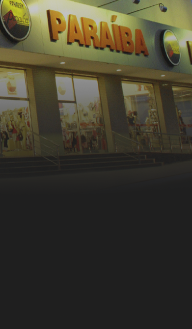 Fachada de loja do Armazém Paraíba, uma das unidades do Grupo Claudino.