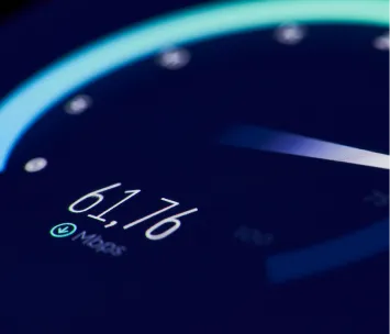 Velocímetro de teste de velocidade de internet