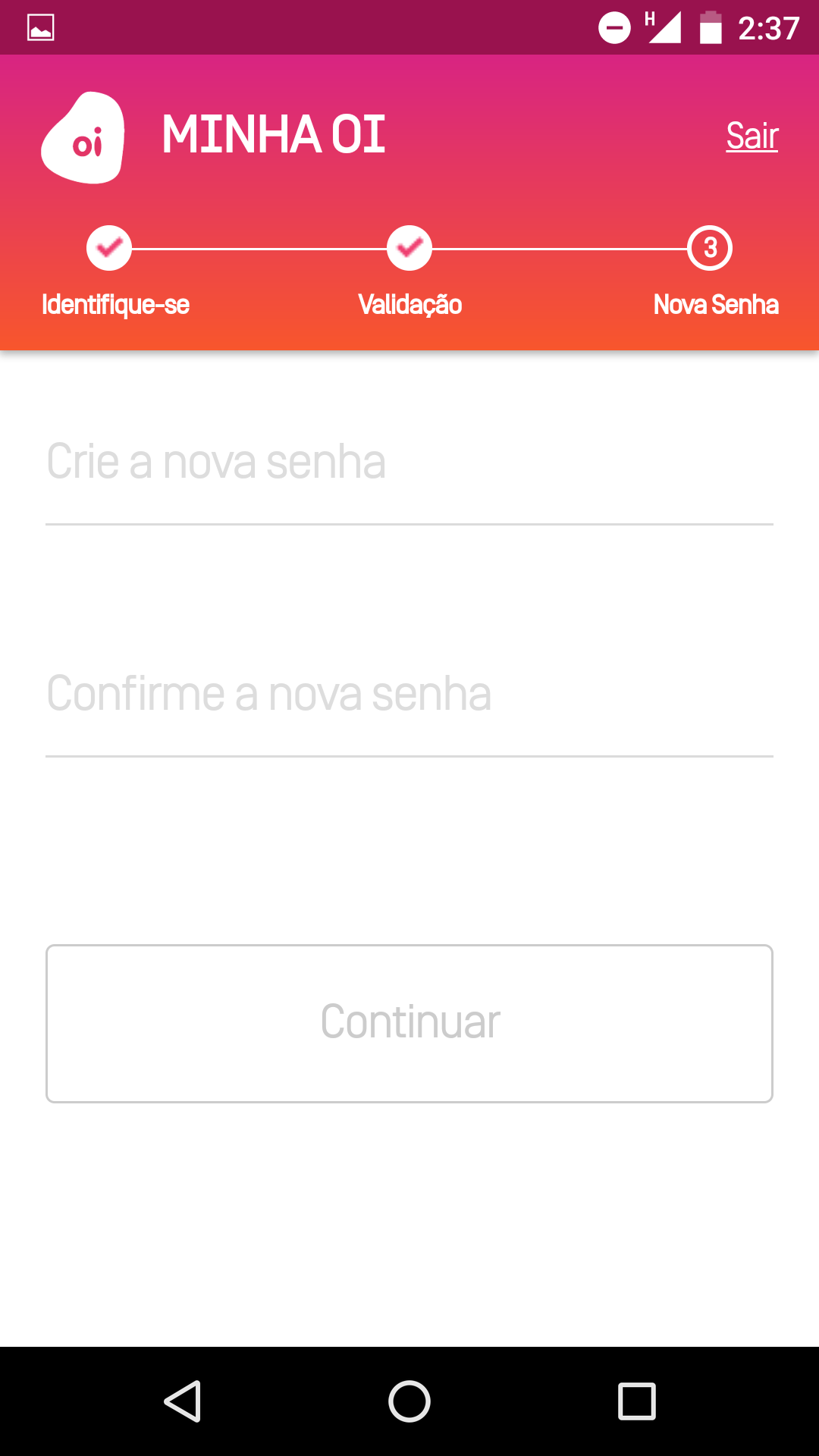 Como resgatar minha senha sem e-mail - celular 17