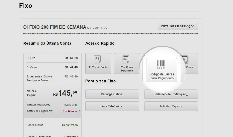 Como consigo o código de barras para pagar minha conta - 4