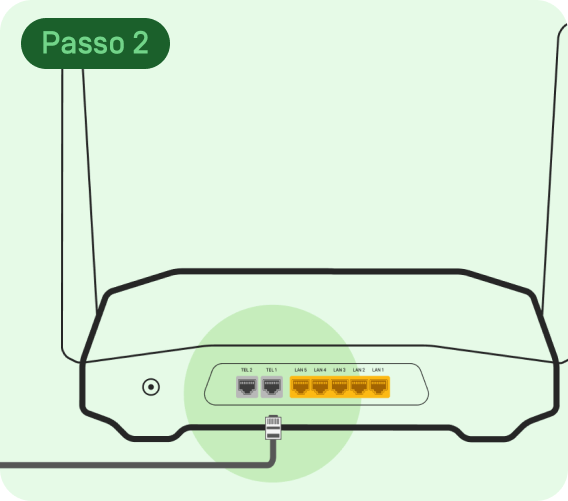 Representação do passo 1