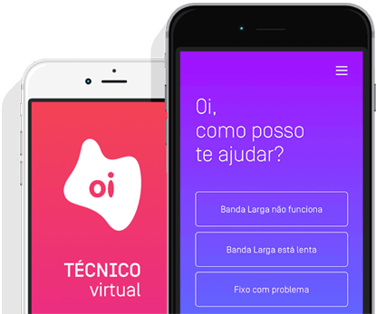 Suporte técnico virtual da Oi